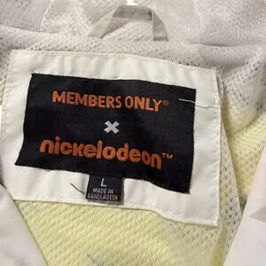 members only X nickelodeon lightweight jacket vintage inspired 90’s cartoons